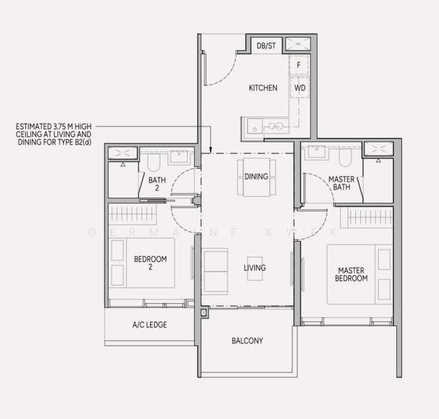 Union Square Residences, 28 Havelock Road,, Boat Quay / Raffles Place / Marina, 2 Bedrooms, 700 sqft, Condominium For Sale, by Germaine Kwek, 500235611 - PropertyGuru.com.sg