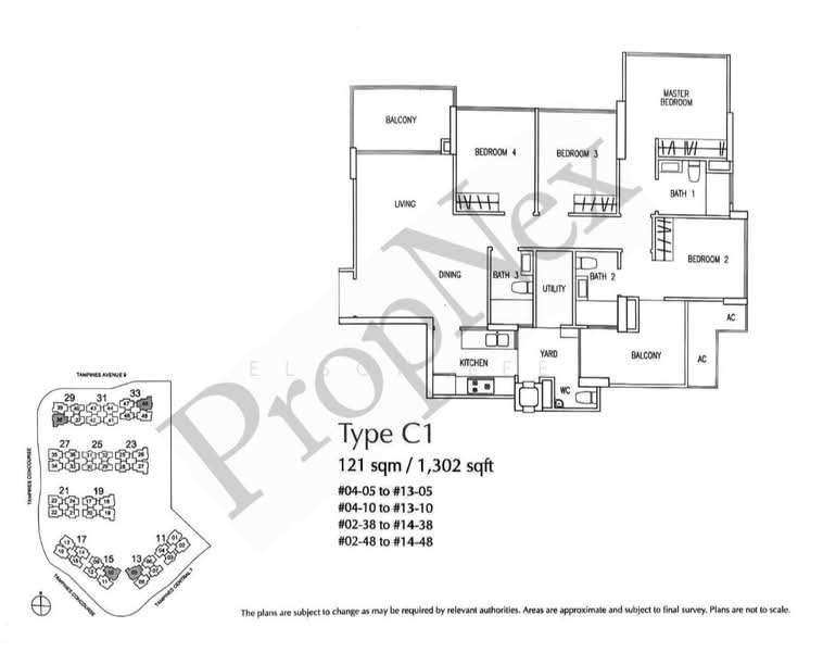 The Tampines Trilliant, 21 Tampines Central 7, 4 Bedrooms, 1,302 sqft, Condominium For Sale, by Elson Lee, 500235674 - PropertyGuru.com.sg