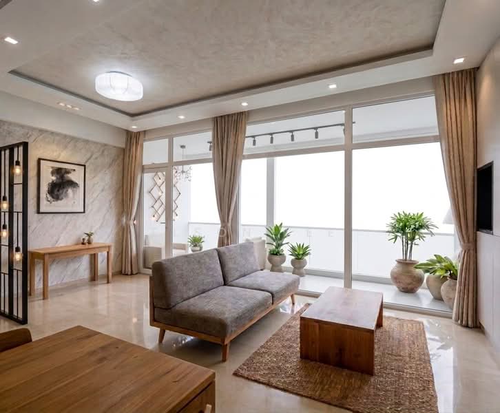 The Tampines Trilliant, 21 Tampines Central 7, 4 Bedrooms, 1,302 sqft, Condominium For Sale, by Elson Lee, 500235674 - Living Room - PropertyGuru.com.sg