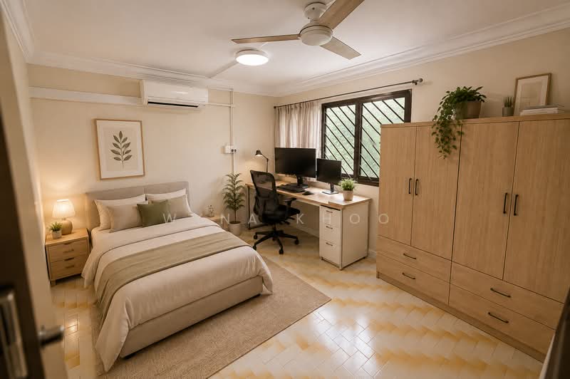 329 Clementi Avenue 2, 329 Clementi Avenue 2, 3 Bedrooms, 990 sqft, HDB Flat For Sale, by Wyna Khoo, 500235684 - Bedroom - PropertyGuru.com.sg