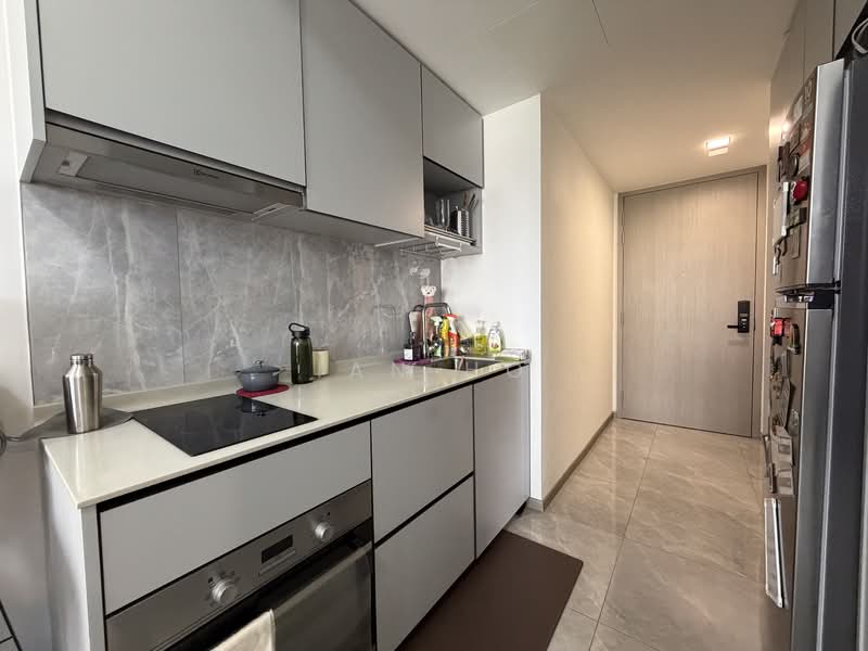 The Garden Residences, 1 Serangoon North View, 1 Bedroom, 452 sqft, Condominium For Rent, by Ian Ho, 500235713 - Kitchen - PropertyGuru.com.sg