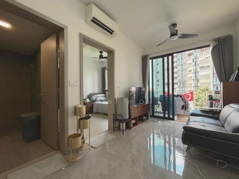 The Garden Residences, 1 Serangoon North View, 1 Bedroom, 452 sqft, Condominium For Rent, by Ian Ho, 500235713 - Living Room - PropertyGuru.com.sg