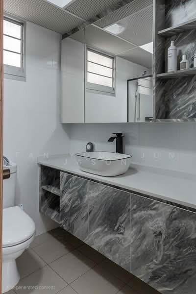 437A Bukit Batok West Avenue 5, 437A Bukit Batok West Avenue 5, 3 Bedrooms, 1,216 sqft, HDB Flat For Sale, by Tan Yong Jun Jason, 500235742 - Bathroom - PropertyGuru.com.sg