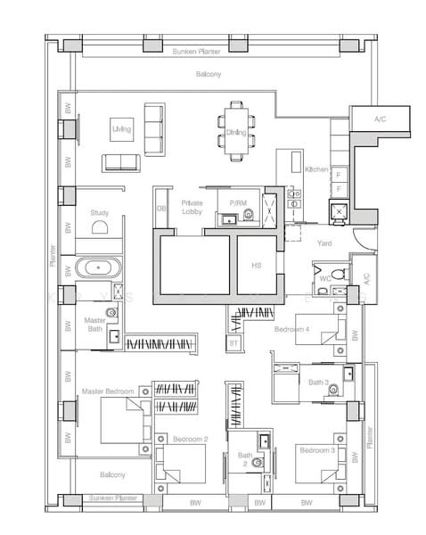 Nouvel 18, 16 Anderson Road, 4 Bedrooms, 2,476 sqft, Condominium For Rent, by Krystal Cheng, 500235763 - PropertyGuru.com.sg