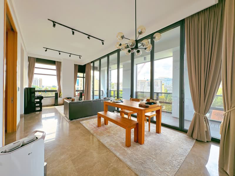 Nouvel 18, 16 Anderson Road, 4 Bedrooms, 2,476 sqft, Condominium For Rent, by Krystal Cheng, 500235763 - Living Room - PropertyGuru.com.sg