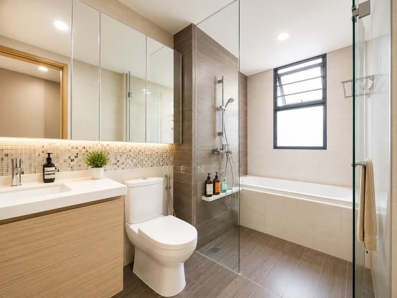 The Rainforest, 337 Choa Chu Kang Avenue 3, 4 Bedrooms, 2,476 sqft, Executive Condominium For Sale, by Ong Beng Yew, 500235782 - Bathroom - PropertyGuru.com.sg