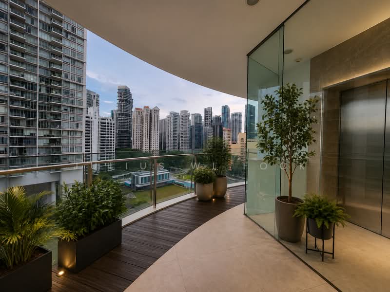 The Trillium, 118 Kim Seng Road, 2 Bedrooms, 1,399 sqft, Condominium For Rent, by Julius WL Fock, 500235805 - Balcony - PropertyGuru.com.sg