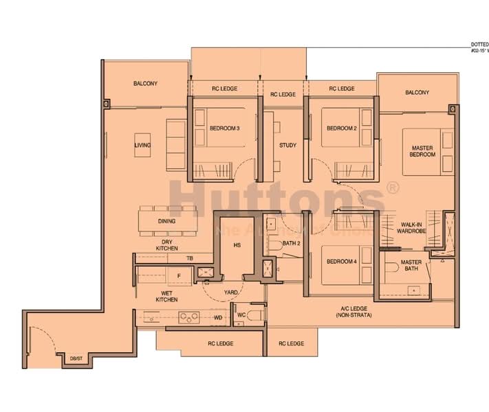 Norwood Grand, , 4 Bedrooms, 1,335 sqft, Condominium For Sale, by Don Lim, 500235841 - PropertyGuru.com.sg