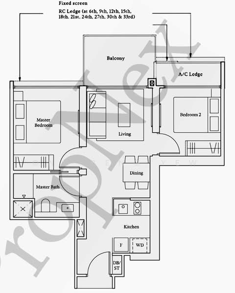 Avenue South Residence, 11 Silat Avenue, Alexandra / Commonwealth, 2 Bedrooms, 657 sqft, Condominium For Sale, by Ong Beng Yew, 500235924 - PropertyGuru.com.sg