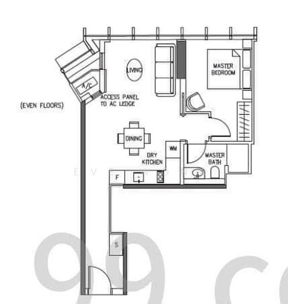 DUO Residences, 1 Fraser Street, 1 Bedroom, 646 sqft, Apartment For Sale, by Eve Wong, 500235961 - PropertyGuru.com.sg