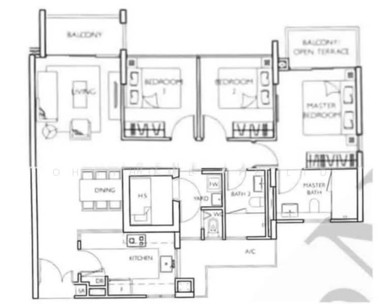 Prive, 37 Punggol Field, 3 Bedrooms, 1,098 sqft, Condominium For Sale, by BEN CHEE, 500235968 - PropertyGuru.com.sg