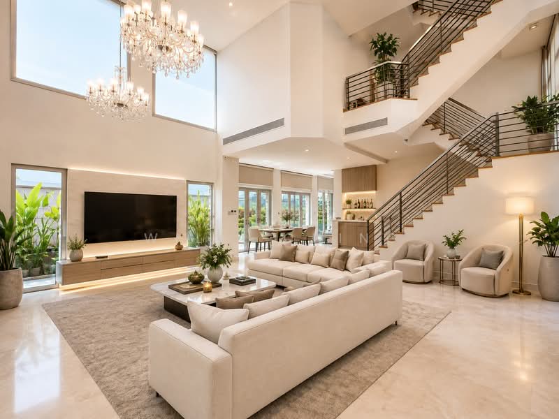 Modern Rebuilt Detached House for only $2,2xx PSF (Freehold), , 5 Bedrooms, 5,384 sqft, Detached House For Sale, by Willi Ching, 500235987 - Living Room - PropertyGuru.com.sg