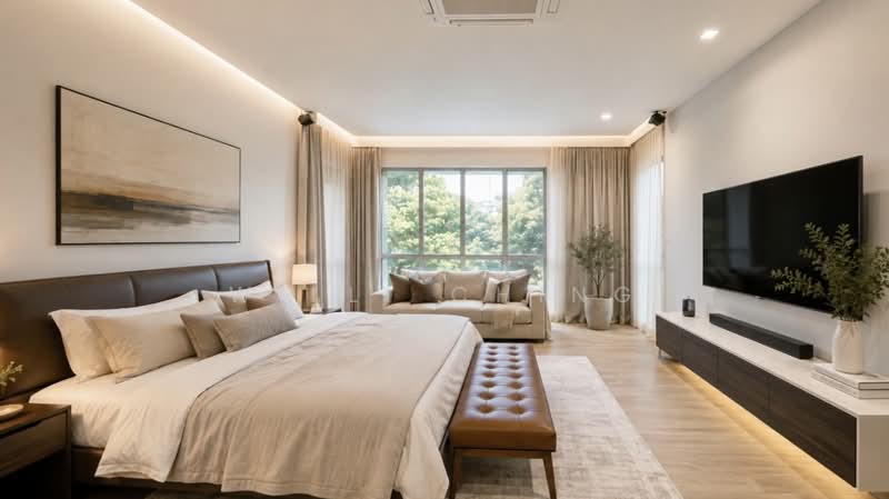 Modern Rebuilt Detached House for only $2,2xx PSF (Freehold), , 5 Bedrooms, 5,384 sqft, Detached House For Sale, by Willi Ching, 500235987 - Bedroom - PropertyGuru.com.sg