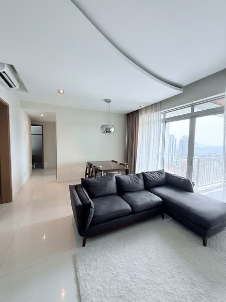 The Metropolitan Condominium, 6 Alexandra View, 2 Bedrooms, 1,066 sqft, Condominium For Rent, by Anthea Yeo 杨丽娇, 500236050 - Living Room - PropertyGuru.com.sg