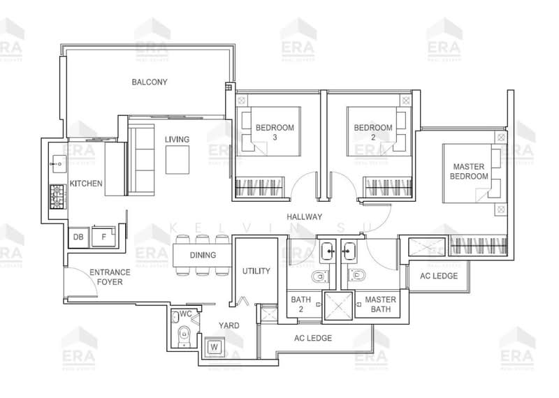 Rivercove Residences EC, 38 Anchorvale Ln, Hougang / Punggol / Sengkang, 3 Bedrooms, 1,076 sqft, Condominium For Sale, by Kelvin Su, 500236064 - PropertyGuru.com.sg