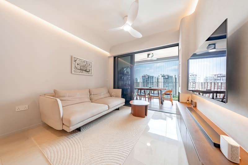 Riverfront Residences, 49 Hougang Avenue 7, 3 Bedrooms, 1,066 sqft, Condominium For Sale, by James Wong, 500236073 - Living Room - PropertyGuru.com.sg