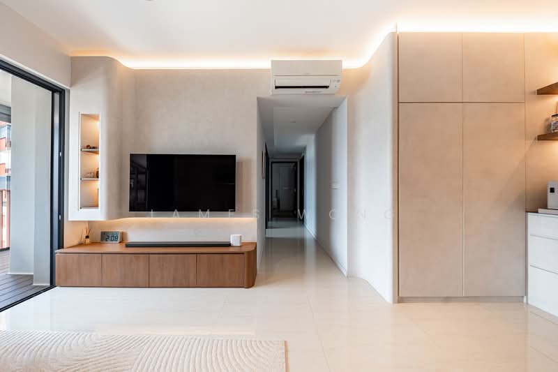 Riverfront Residences, 49 Hougang Avenue 7, 3 Bedrooms, 1,066 sqft, Condominium For Sale, by James Wong, 500236073 - Living Room - PropertyGuru.com.sg