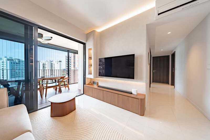 Riverfront Residences, 49 Hougang Avenue 7, 3 Bedrooms, 1,066 sqft, Condominium For Sale, by James Wong, 500236073 - Living Room - PropertyGuru.com.sg