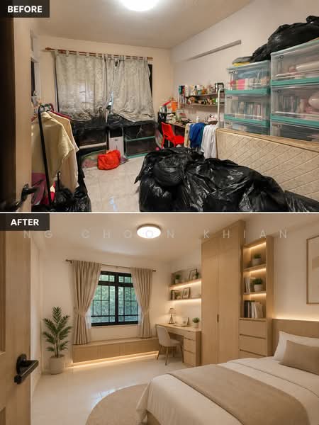 148 Potong Pasir Avenue 1, 148 Potong Pasir Avenue 1, 3 Bedrooms, 1,001 sqft, HDB Flat For Sale, by NG CHOON KHIAN, 500236109 - Bedroom - PropertyGuru.com.sg