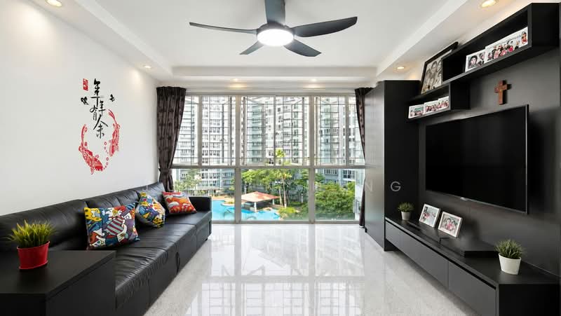 Rio Vista, 30 Upper Serangoon View, 3 Bedrooms, 1,249 sqft, Condominium For Sale, by Justin Heng, 500236143 - Living Room - PropertyGuru.com.sg