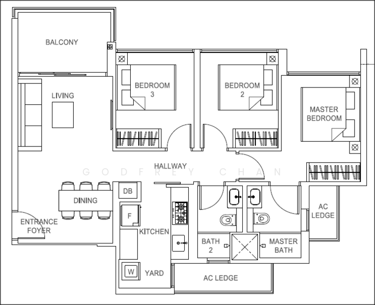 Rivercove Residences EC, 20 Anchorvale Ln, 3 Bedrooms, 904 sqft, Condominium For Sale, by Godfrey Chan, 500236197 - PropertyGuru.com.sg