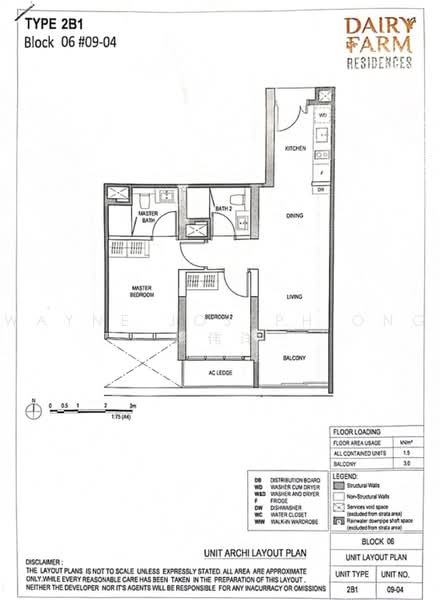 Dairy Farm Residences, 4 Dairy Farm Lane, 2 Bedrooms, 710 sqft, Condominium For Sale, by Wayne Joseph Ong 王伟洋, 500236278 - PropertyGuru.com.sg