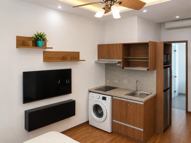 Double Bay Residences, 17 Simei Street 4, Studio, 400 sqft, Condominium For Rent, by June Ling, 500236283 - Kitchen - PropertyGuru.com.sg
