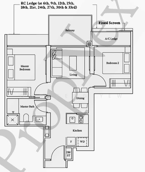Avenue South Residence, 1 Silat Avenue, Alexandra / Commonwealth, 2 Bedrooms, 657 sqft, Condominium For Sale, by Ong Beng Yew, 500236299 - PropertyGuru.com.sg