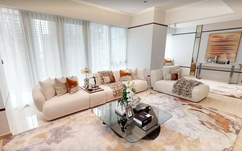 One Shenton, 1 Shenton Way, 4 Bedrooms, 5,242 sqft, Condominium For Sale, by Alton Boo, 500236309 - Living Room - PropertyGuru.com.sg