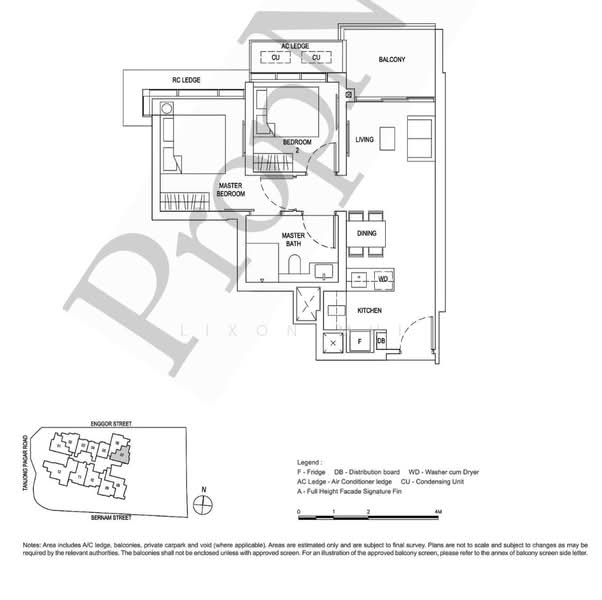 One Bernam, 1 Bernam Street, 2 Bedrooms, 700 sqft, Condominium For Rent, by Lixon Mui, 500236311 - PropertyGuru.com.sg