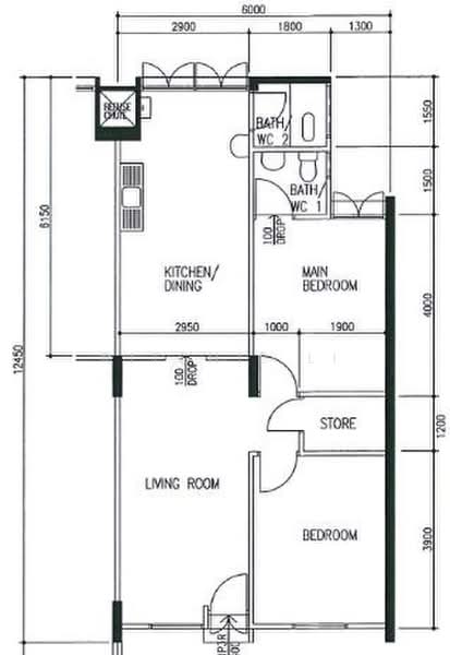 440 Ang Mo Kio Avenue 10, 440 Ang Mo Kio Avenue 10, 2 Bedrooms, 721 sqft, HDB Flat For Rent, by Ritchie Li, 500236313 - PropertyGuru.com.sg