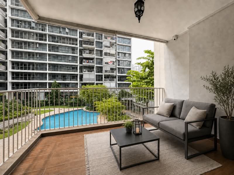 Twin Waterfalls, 100 Punggol Walk, 3 Bedrooms, 1,109 sqft, Condominium For Sale, by Gabriel Tan, 500236321 - Balcony (Artist Impression) - PropertyGuru.com.sg