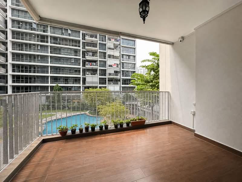 Twin Waterfalls, 100 Punggol Walk, 3 Bedrooms, 1,109 sqft, Condominium For Sale, by Gabriel Tan, 500236321 - Balcony - PropertyGuru.com.sg