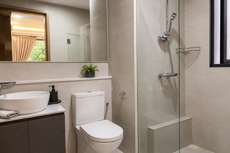 Twin Waterfalls, 100 Punggol Walk, 3 Bedrooms, 1,109 sqft, Condominium For Sale, by Gabriel Tan, 500236321 - Master Bathroom (Artist Impression) - PropertyGuru.com.sg