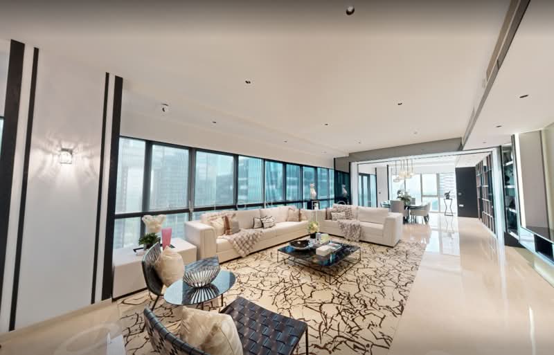 One Shenton, 1 Shenton Way, 4 Bedrooms, 6,674 sqft, Condominium For Sale, by Alton Boo, 500236356 - Living Room - PropertyGuru.com.sg