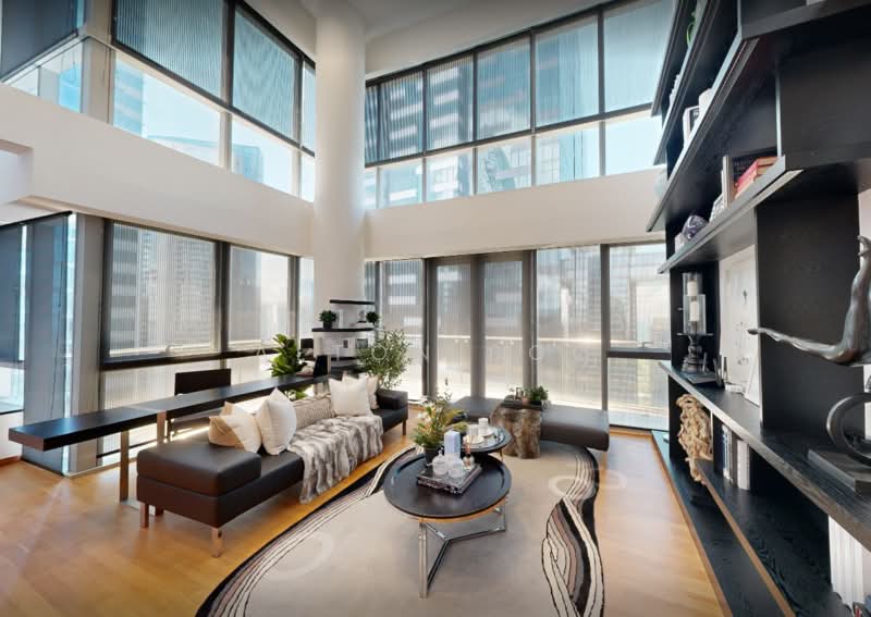 One Shenton, 1 Shenton Way, 4 Bedrooms, 6,674 sqft, Condominium For Sale, by Alton Boo, 500236356 - Living Room - PropertyGuru.com.sg