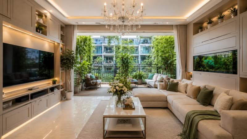Bellewaters, 11 Anchorvale Crescent, 3 Bedrooms, 1,238 sqft, Condominium For Sale, by Yvonne Lim, 500236361 - Living Room - PropertyGuru.com.sg