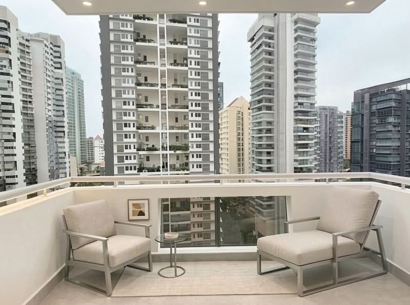 Leonie Condotel, 2 Leonie Hill Road, 4 Bedrooms, 2,722 sqft, Condominium For Rent, by Ray Lim, 500236368 - Balcony - PropertyGuru.com.sg