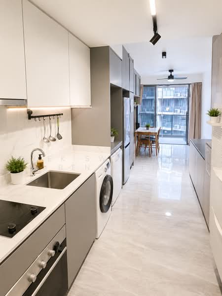 Affinity At Serangoon, , 2 Bedrooms, 732 sqft, Condominium For Sale, by Quek Swee Khim Benjamin, 500236402 - Kitchen - PropertyGuru.com.sg