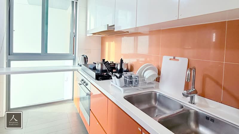 Double Bay Residences, 19B Simei Street 4, Room Rental, 120 sqft, Condominium For Rent, by Janssen Ho, 500236415 - Kitchen - PropertyGuru.com.sg