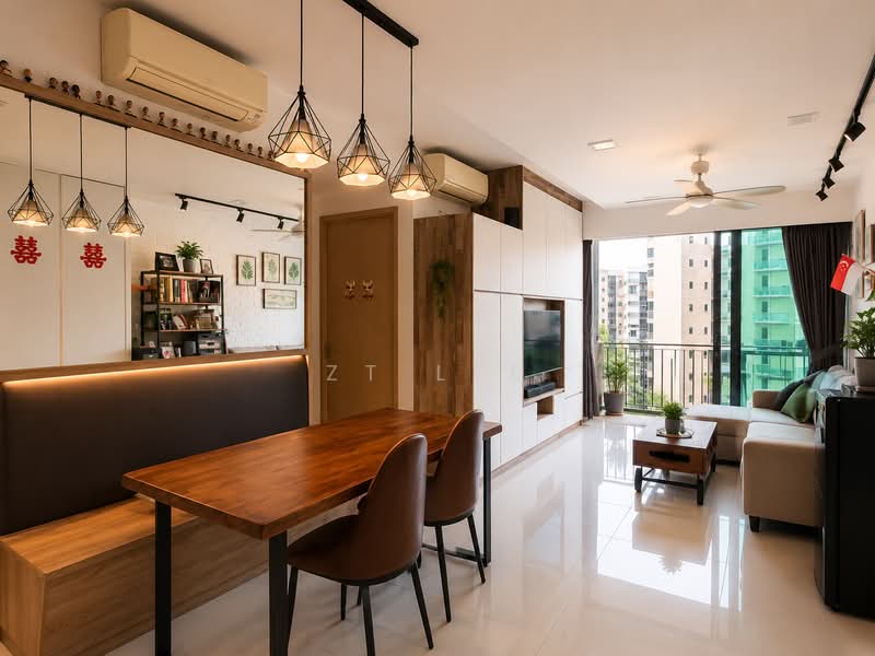 Esparina Residences, 113 Compassvale Bow, 2 Bedrooms, 829 sqft, Condominium For Sale, by ZT Lee, 500236455 - Living Room - PropertyGuru.com.sg