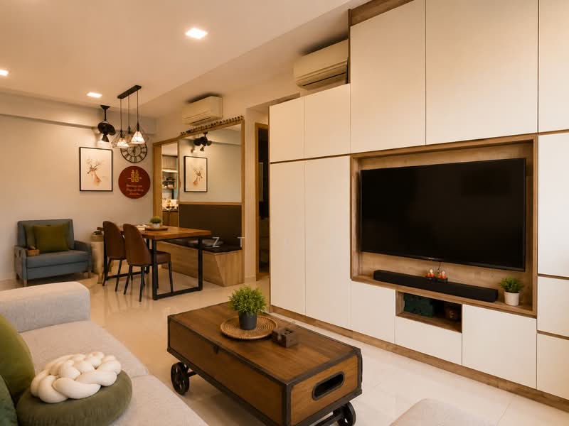 Esparina Residences, 113 Compassvale Bow, 2 Bedrooms, 829 sqft, Condominium For Sale, by ZT Lee, 500236455 - Living Room - PropertyGuru.com.sg