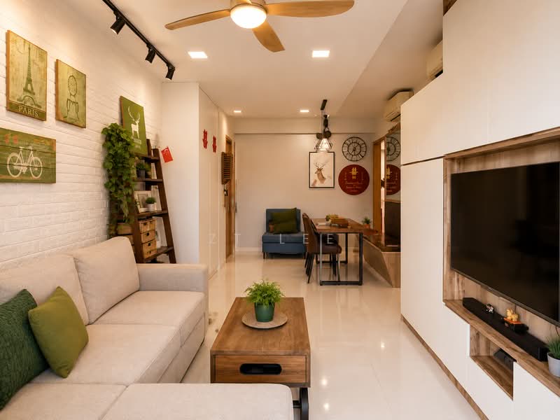 Esparina Residences, 113 Compassvale Bow, 2 Bedrooms, 829 sqft, Condominium For Sale, by ZT Lee, 500236455 - Living Room - PropertyGuru.com.sg