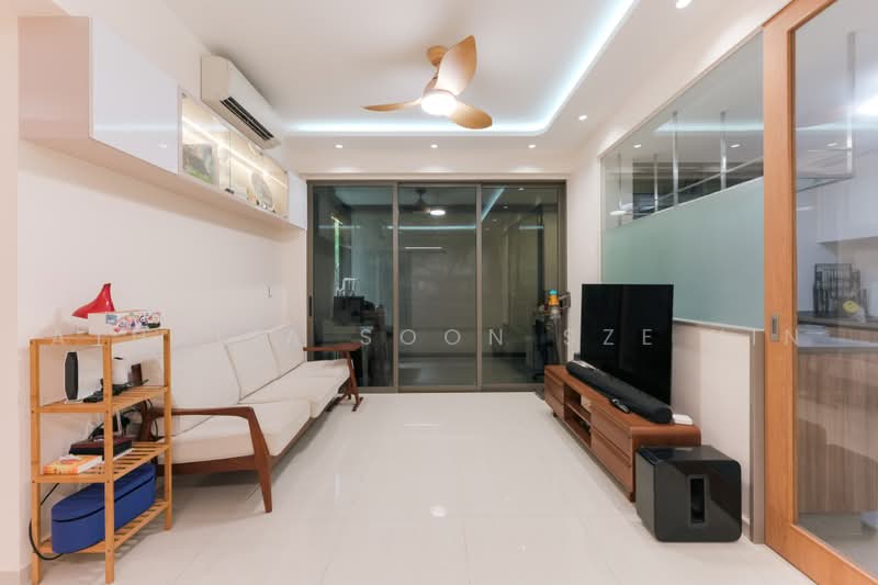 Rivercove Residences EC, 20 Anchorvale Ln, 3 Bedrooms, 1,076 sqft, Condominium For Rent, by Athalia Soon Sze Yin, 500236521 - Living Room - PropertyGuru.com.sg