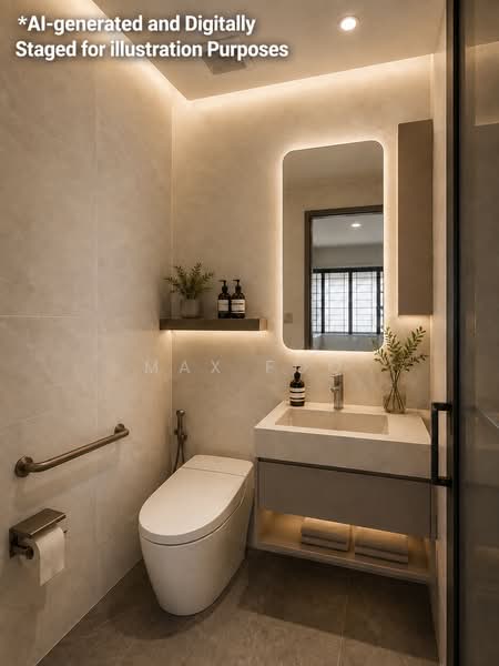 130 Cashew Road, 130 Cashew Road, 4 Bedrooms, 1,560 sqft, HDB Flat For Sale, by Max Foo, 500236535 - Bathroom - PropertyGuru.com.sg