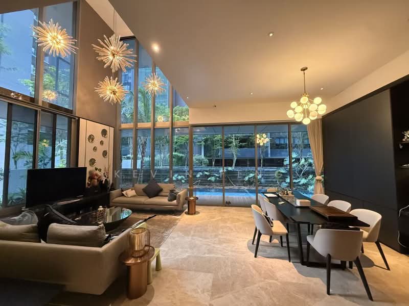 Leedon Residence, 6 Leedon Heights, 4 Bedrooms, 5,285 sqft, Condominium For Sale, by Kevin Feng, 500236536 - Living Room - PropertyGuru.com.sg