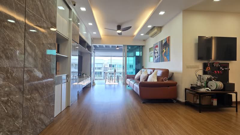 Caspian, 56 Lakeside Drive, 3 Bedrooms, 1,453 sqft, Condominium For Sale, by Wilson Ang, 500236538 - Living Room - PropertyGuru.com.sg