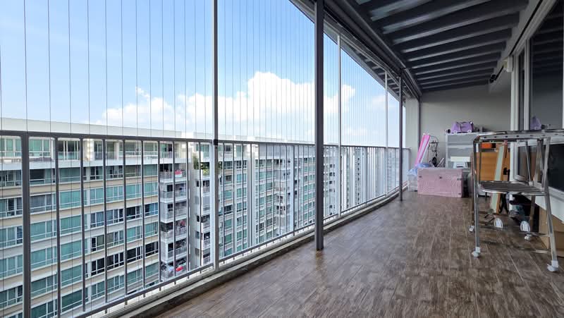 Caspian, 56 Lakeside Drive, 3 Bedrooms, 1,453 sqft, Condominium For Sale, by Wilson Ang, 500236538 - Balcony - PropertyGuru.com.sg