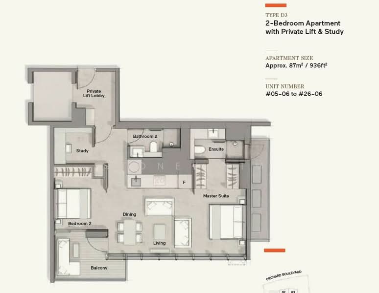 Cuscaden Reserve, 8 Cuscaden Road, 2 Bedrooms, 936 sqft, Condominium For Rent, by Stoney Sim, 500236573 - PropertyGuru.com.sg