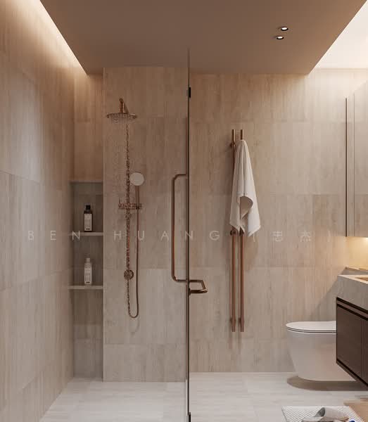 Watten Estate Brand New Detached ★ Seen Property, , 6 Bedrooms, 9,610 sqft, Detached House For Sale, by Ben Huang (忠杰), 500236597 - Bathroom - PropertyGuru.com.sg